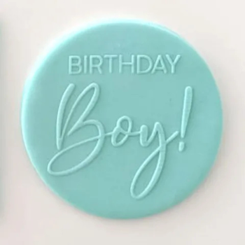 Birthday Boy! Clear Debosser