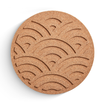 Born in Sweden Cork Trivet Waves 19.5cm Natural