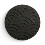 Born in Sweden Cork Trivet Waves 19.5cm Black