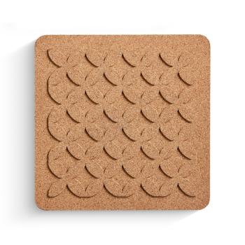 Born in Sweden Cork Trivet Flora 19.5cm Natural