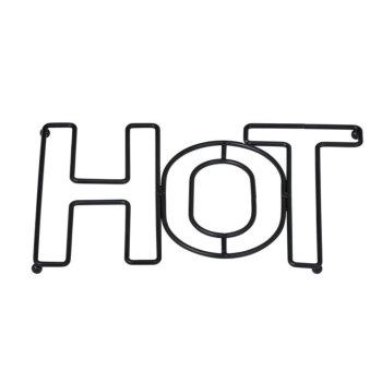 Assemble Hot Metal Trivet 24.5cm Black