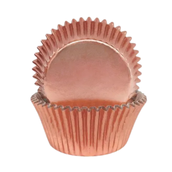 Cake Craft 408 Foil Baking Cups 72 Pack Rose Gold