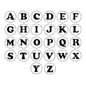 CAKE CRAFT UPPERCASE ALPHABET STAMP SET (2)