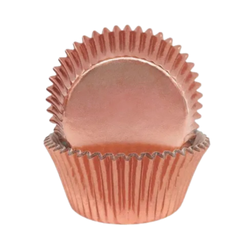 Cake Craft 700 Foil Baking Cups 72 Pack Rose Gold