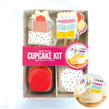 Cake Craft Cupcake Kit Happy Birthday