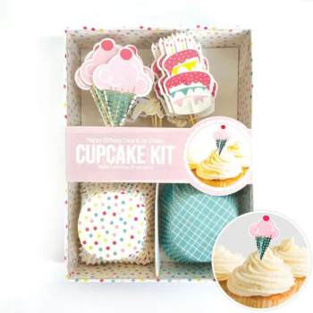 Cake Craft Cupcake Kit Happy Birthday Cake/Ice Cream