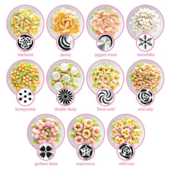 Cake Craft Russian Piping Tip Set of 13 (3)