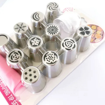 Cake Craft Russian Piping Tip Set of 13