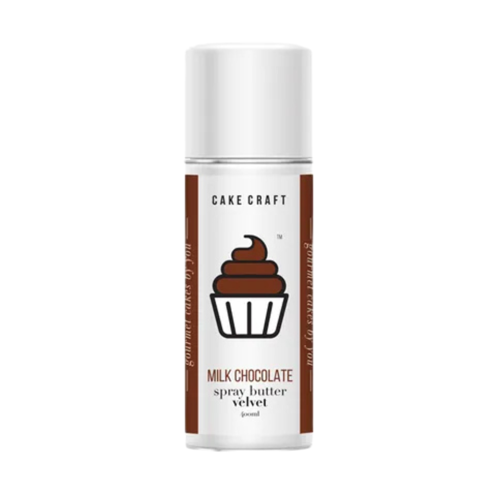 Cake Craft Velvet Spray Butter Milk Chocolate