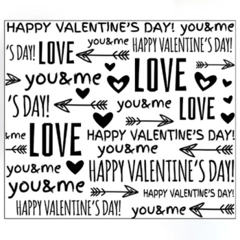 Cake Craft Wooden Rolling Pin Love (1)