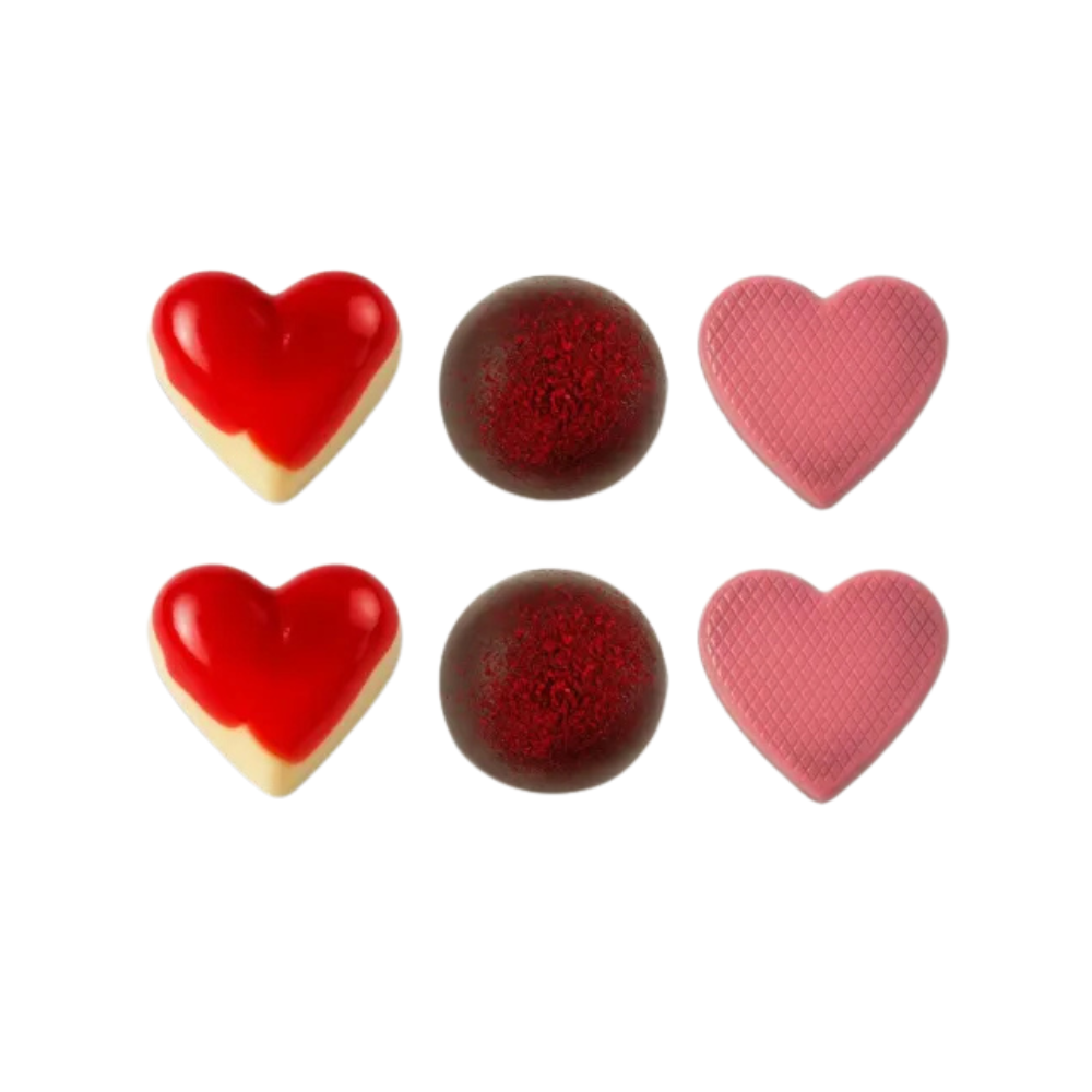 Chocolate Brown Boxed Chocolates With Love 6 Pack (3)