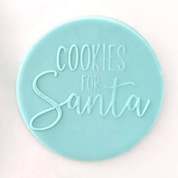 Cookies For Santa Clear Debosser
