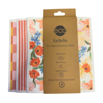 ECO FLORAL 3 PACK CLEANING CLOTHS (2)