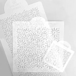 Cake Craft Stencils Set of 3 Flower Power