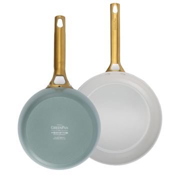 GreenPan Padova 2 Piece Frypan Set Smokey Blue