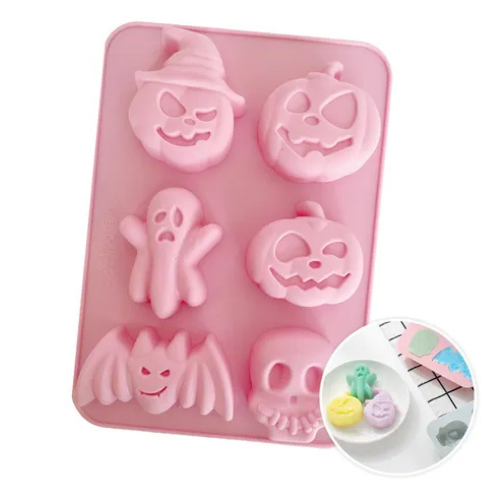 HALLOWEEN 6 CAVITY MOULD SET