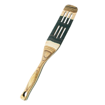 Island Bamboo Natural Pakka Slotted Spurtle 33cm