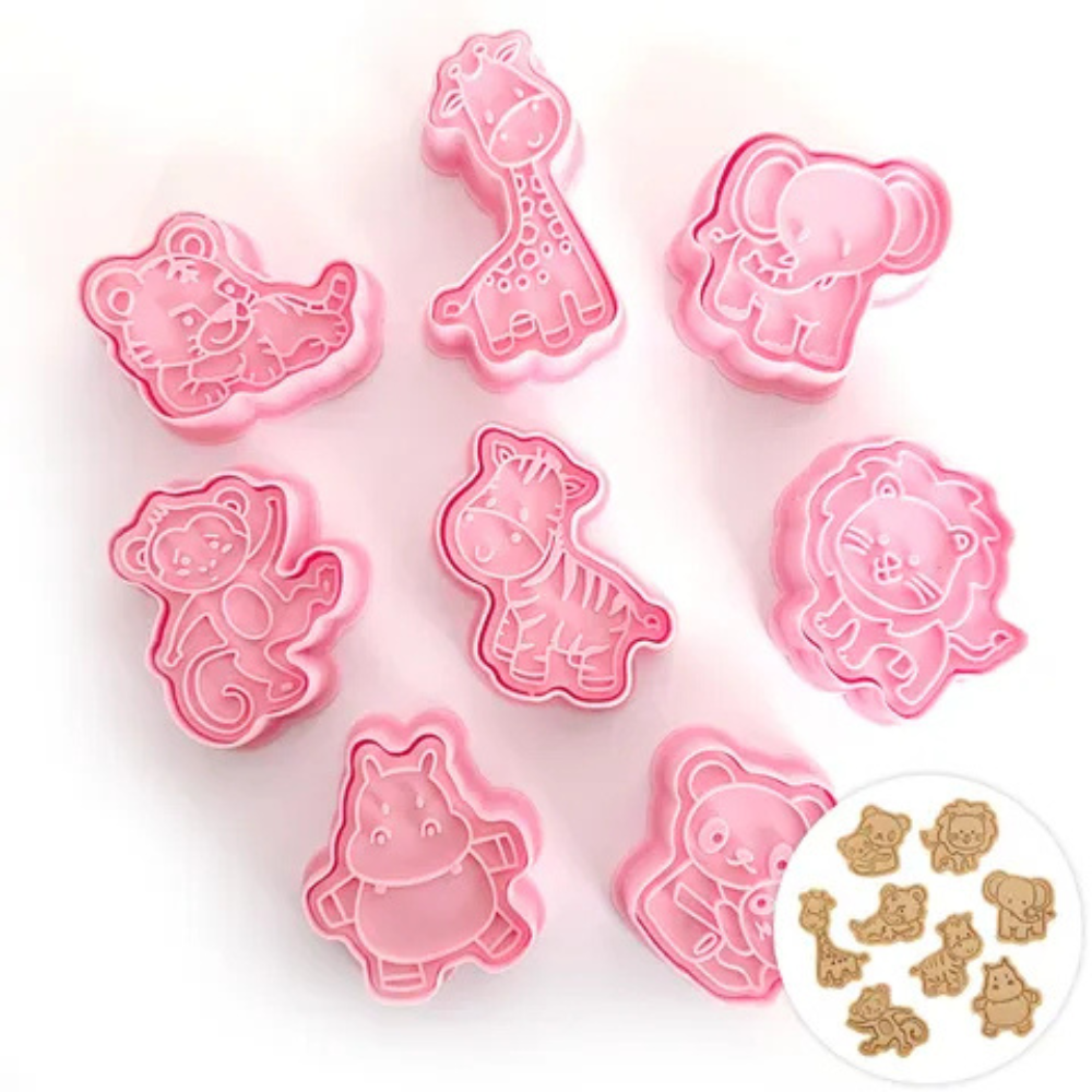JUNGLE COOKIE CUTTERS 8 PIECE SET (1)