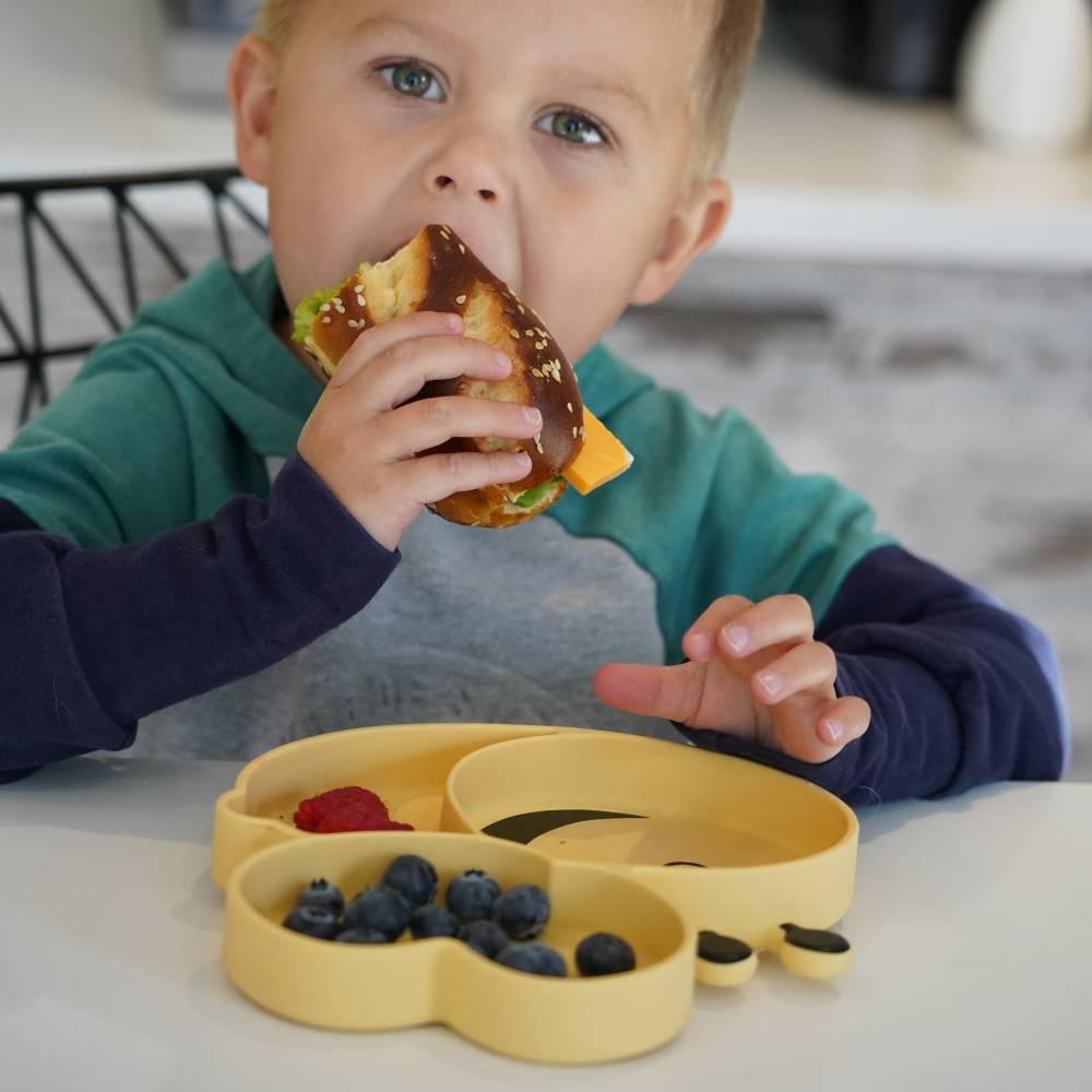 Melii Silicone Divided Suction Plate Bee (2)