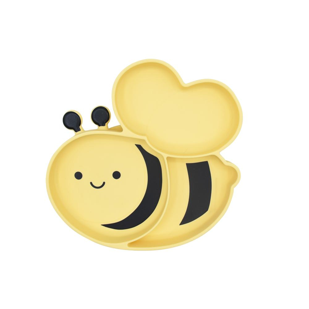 Melii Silicone Divided Suction Plate Bee