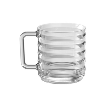 Pasabahce Bricks Glass CoffeeTea Mug 320ml (1)