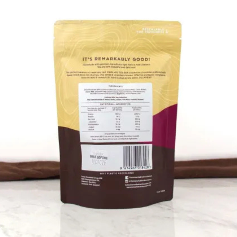 Remarkable Chocolate Bark Chia Cherry & Coconut 125g (3)