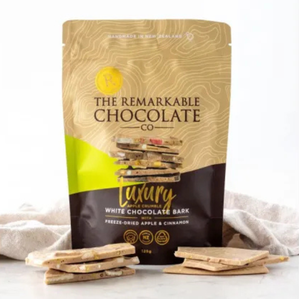Remarkable Chocolate Bark Spiced Apple Crumble 125g (1)