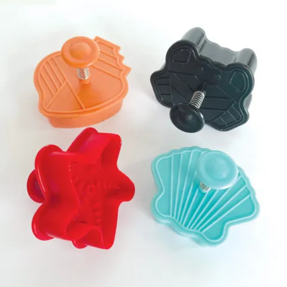 SEA CREATURES PLUNGER CUTTER 4 PIECE SET (1)