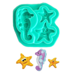 Seahorse & Starfish Silicone Mould