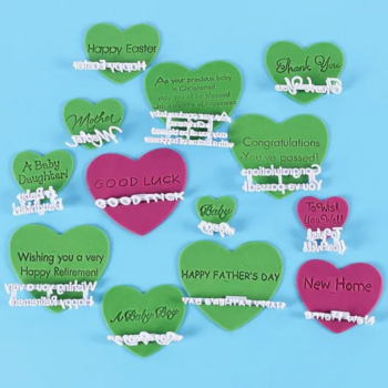 SEASONAL QUOTES COOKIE PRESS STAMPEMBOSSER 13 PIECE SET