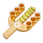 Tequila Shot Tray Cactus 7 Piece Set