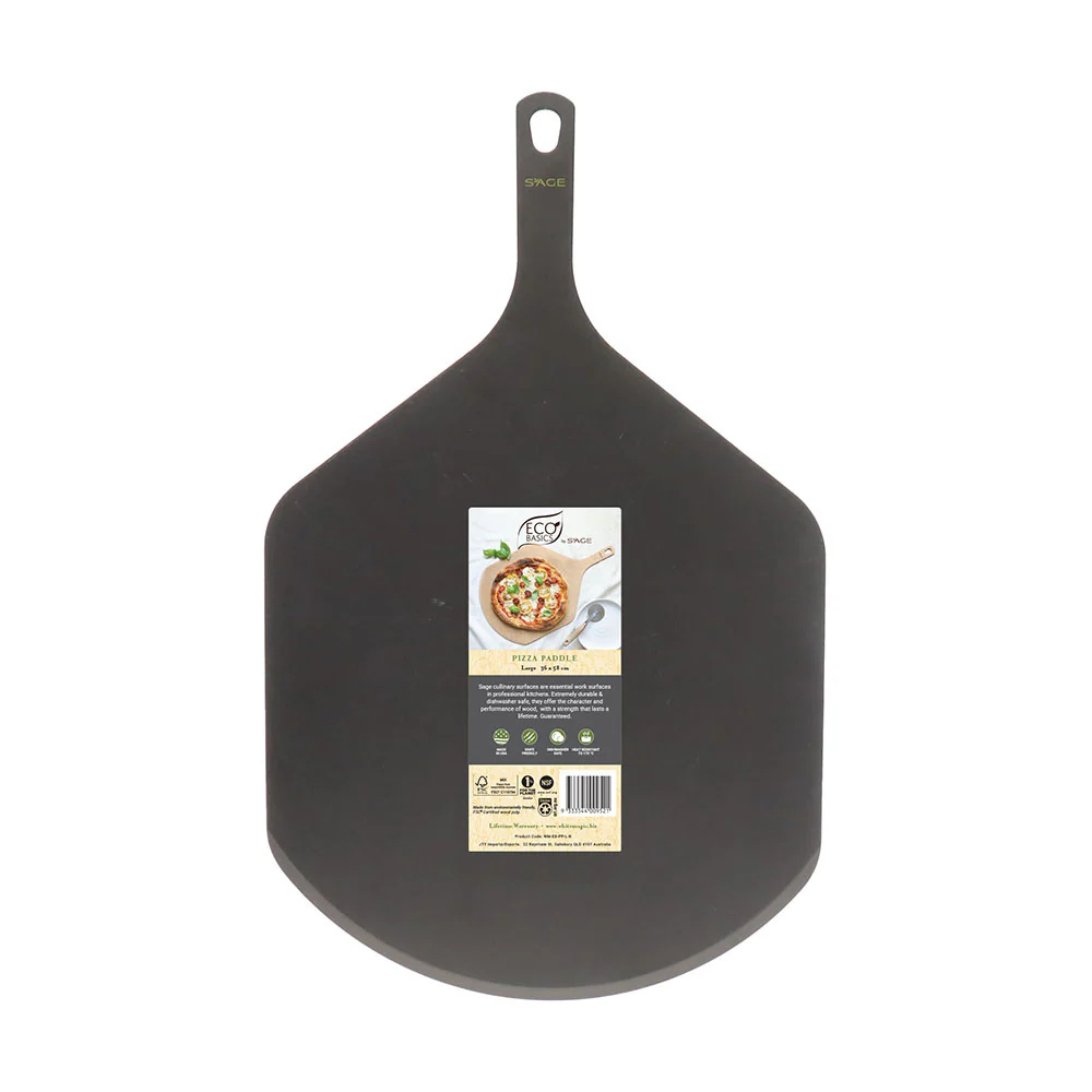 White Magic Eco Basics Pizza Paddle Black (1)