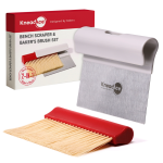 KneadAce Bench Scraper and Baker's Brush