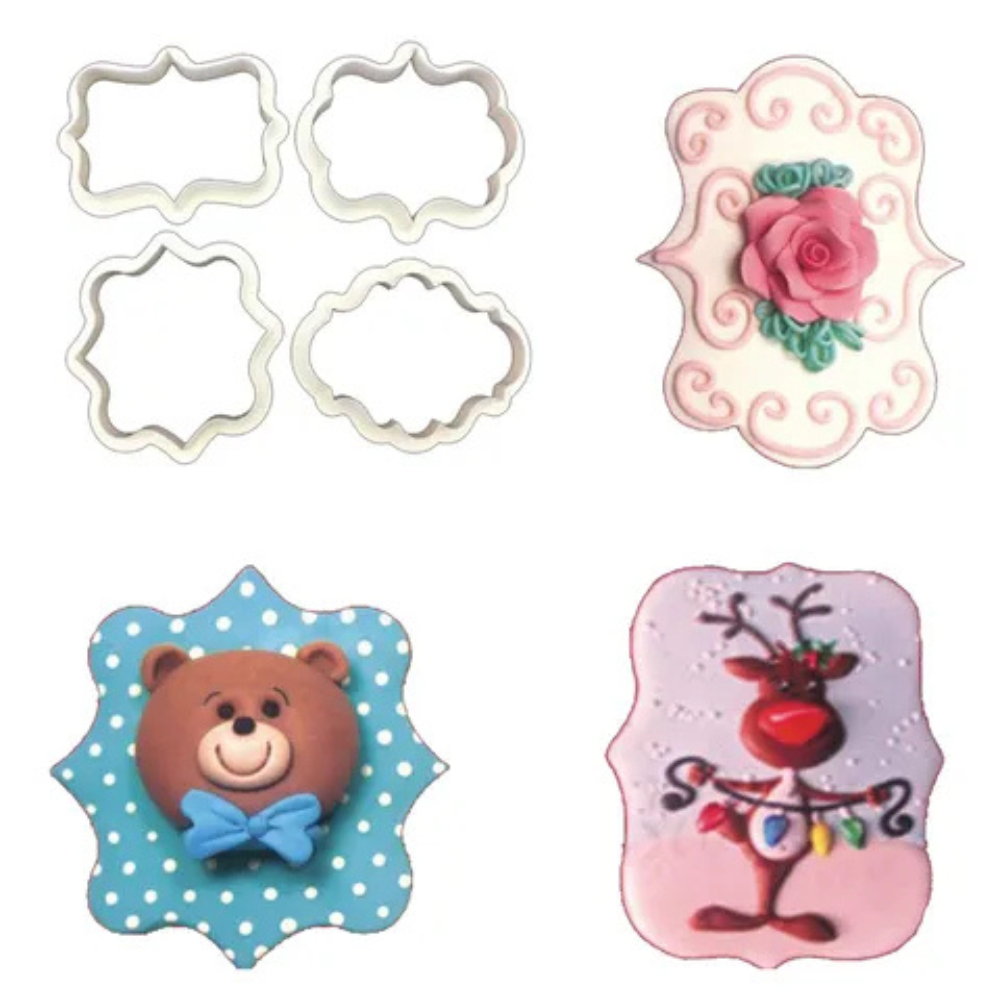 ASSORTED PLAQUE COOKIE CUTTER 4 PIECE (1)