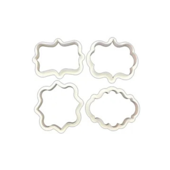 Assorted Plaque Cookie Cutters Set of 4