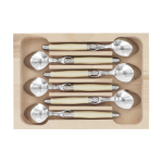 André Verdier Laguiole Coffee Spoon Ivory Set of 6