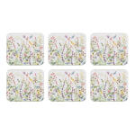 Ashdene Wildflowers Coaster Set of 6