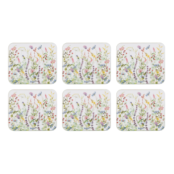 Ashdene Wildflowers Coaster Set of 6
