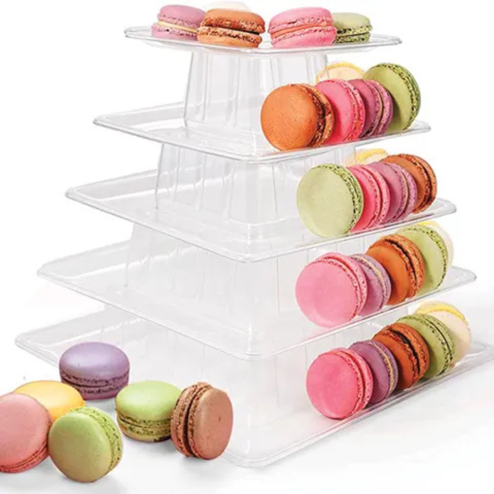 Cake Craft 5 TIER SQUARE MACARON STAND (2)