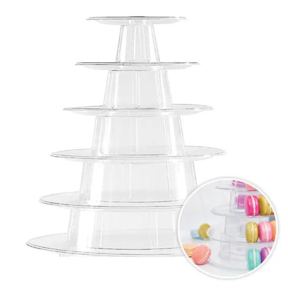 Cake Craft Round 6 Tier Macaron Stand