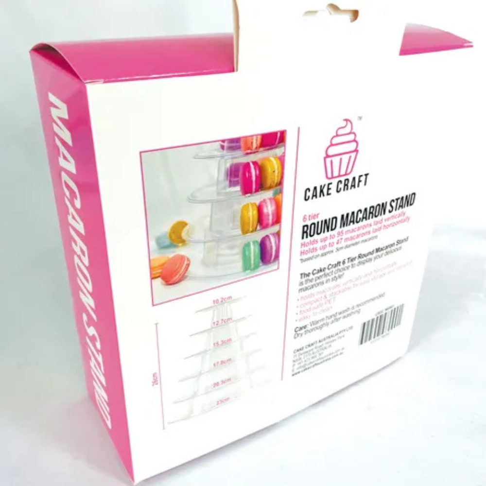 Cake Craft Round 6 Tier Macaron Stand (5)
