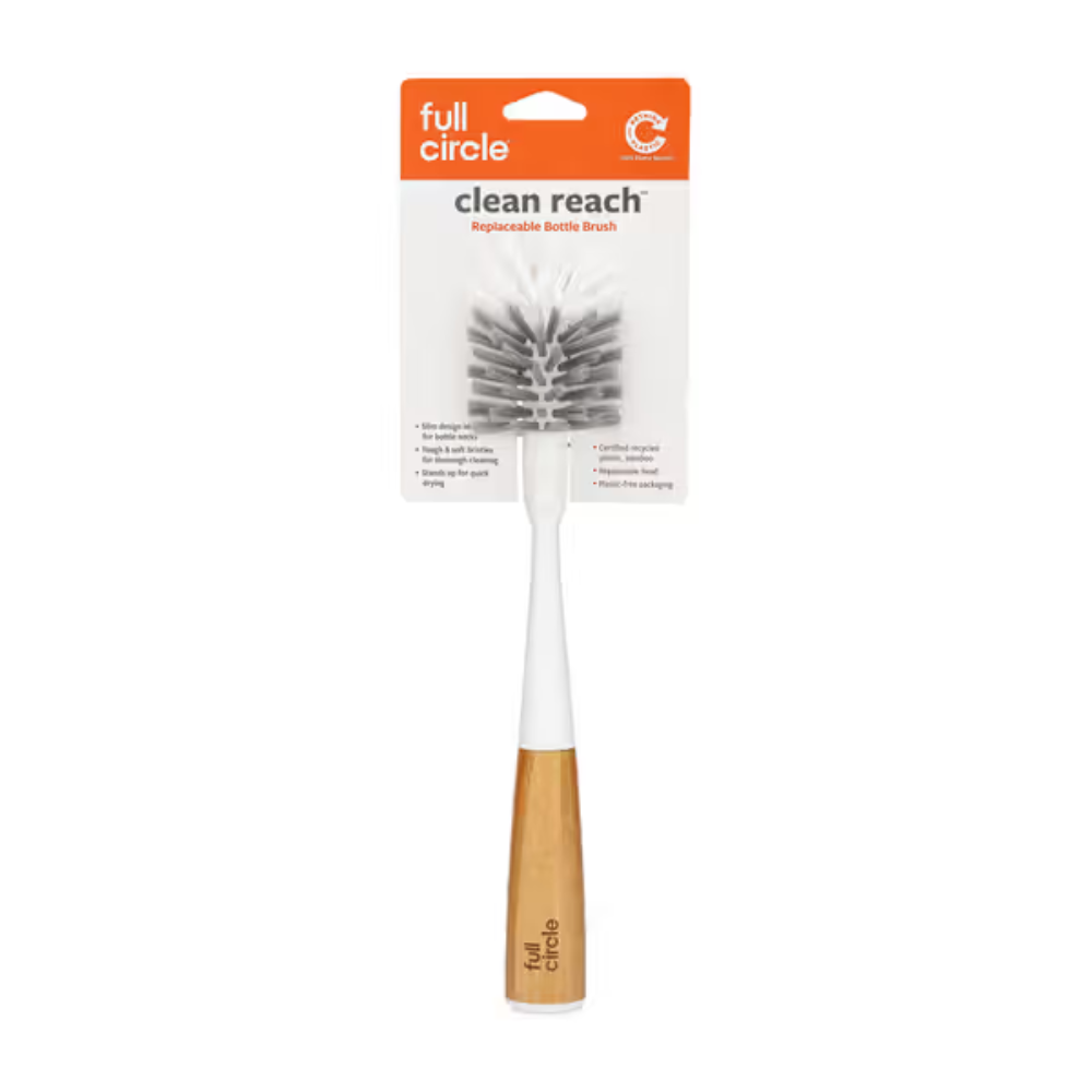 Full Circle Clean Reach Bottle Brush White (2)