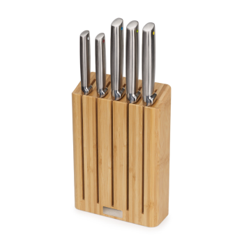 Joseph Joseph Elevate Bamboo 5 Piece Knife Block Set