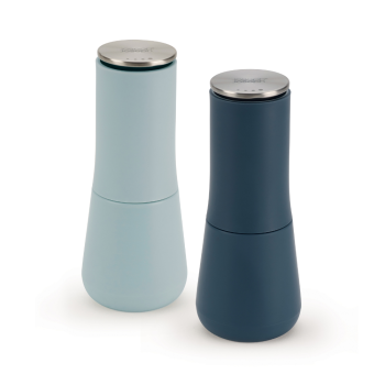 Joseph Joseph Milltop Salt & Pepper Set Sky