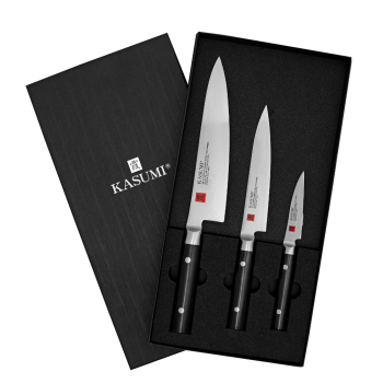 Kasumi Damascus 3 Piece Chefs Knife Set