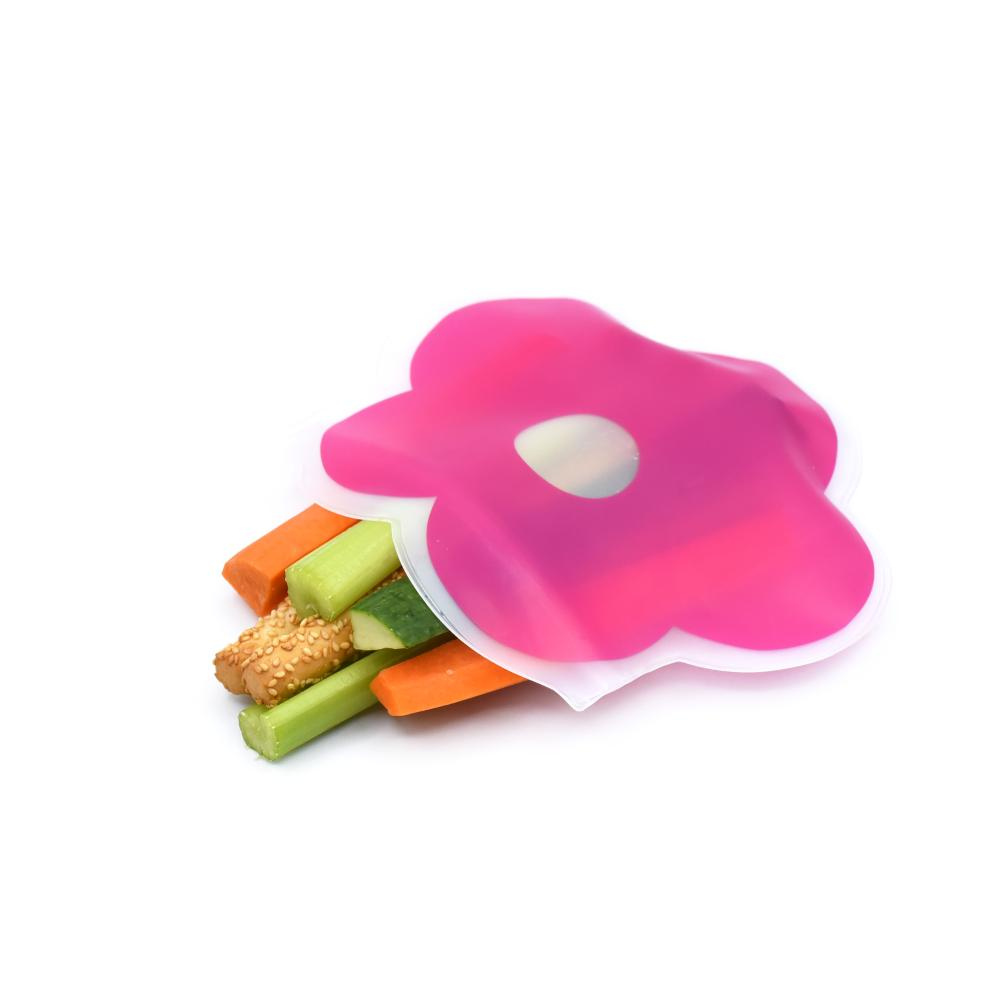 Melii PEVA Reusable Snack Bags 6pk FlowerUnicornRainbow (4)