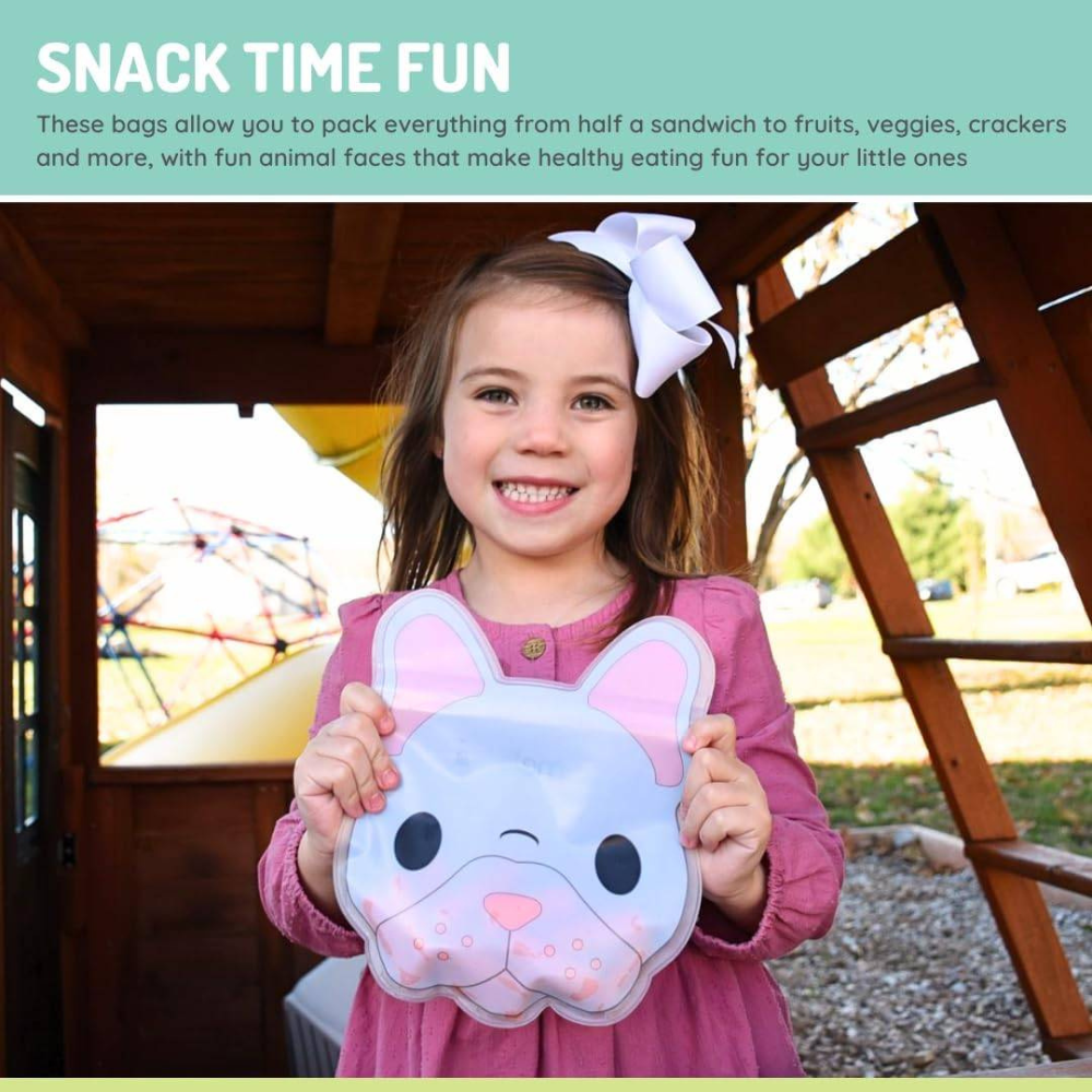 Melii PEVA Reusable Snack Bags 6pk Gaming (1)