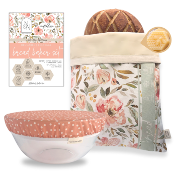 Nectar & Nest Artist Series Bread Baker Set Indy Bloom
