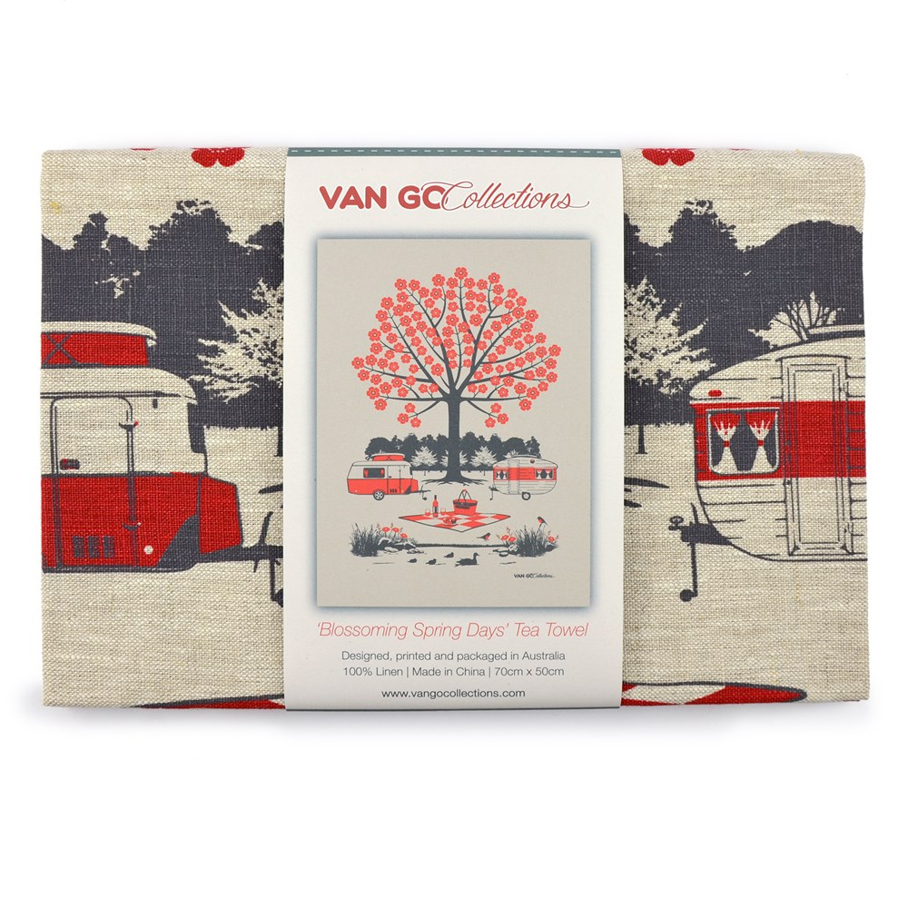 Van Go Collections Linen Tea Towel Spring (1)