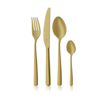 WMF Boston 24 Piece Gold Cutlery Set